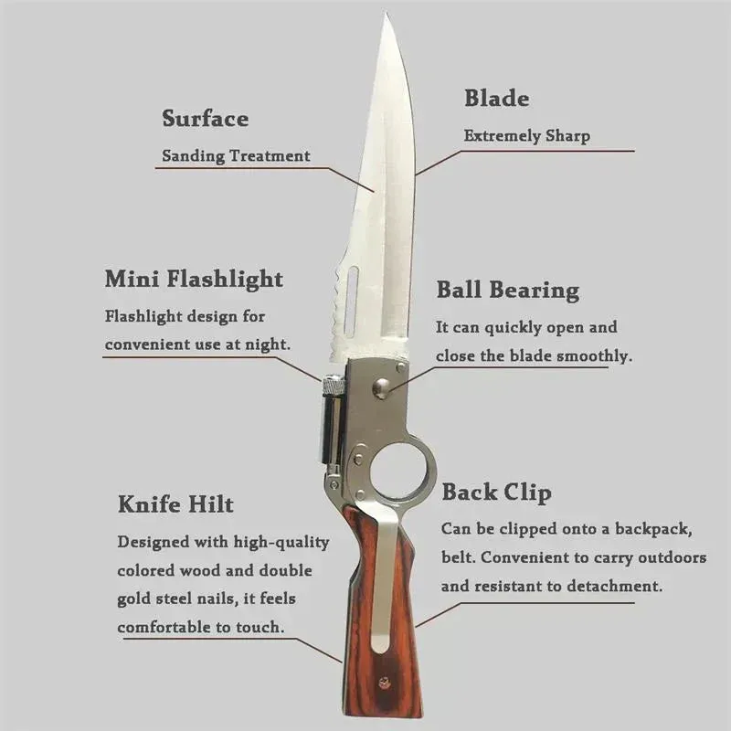 💥2025 Hot Sale 49% Off🔥Outdoor Stainless Steel Portable Floding Knife