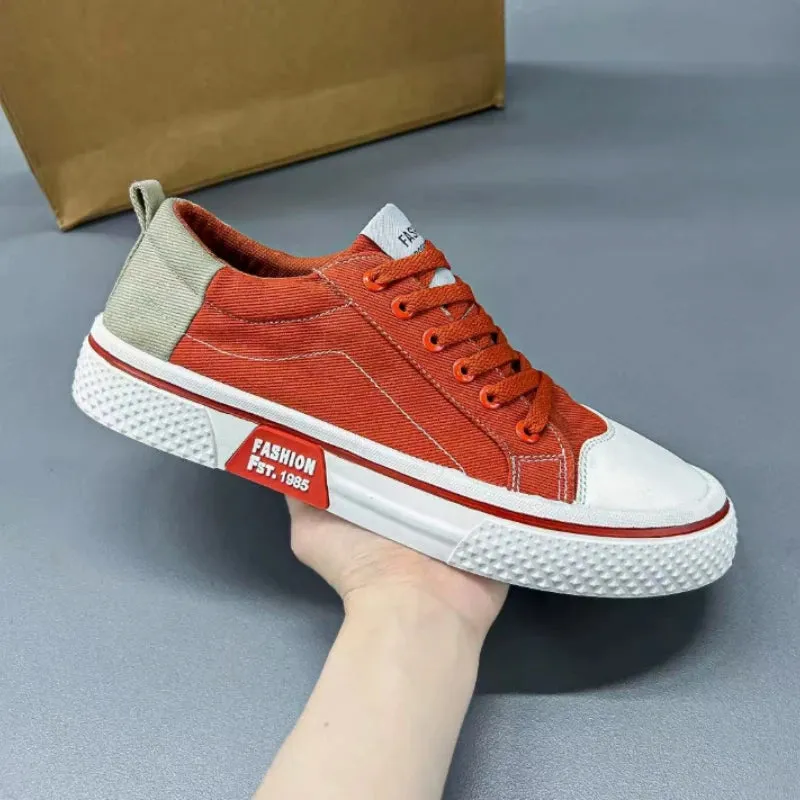 2025 Men's Breathable Canvas Skate Shoes 48 Size