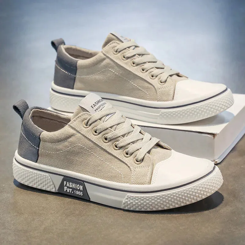 2025 Men's Breathable Canvas Skate Shoes 48 Size