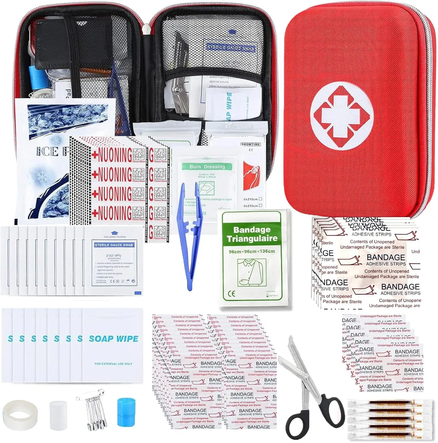276PCS First Aid Kit, Outdoor Survival Kit for Home,  Outdoor, Travel