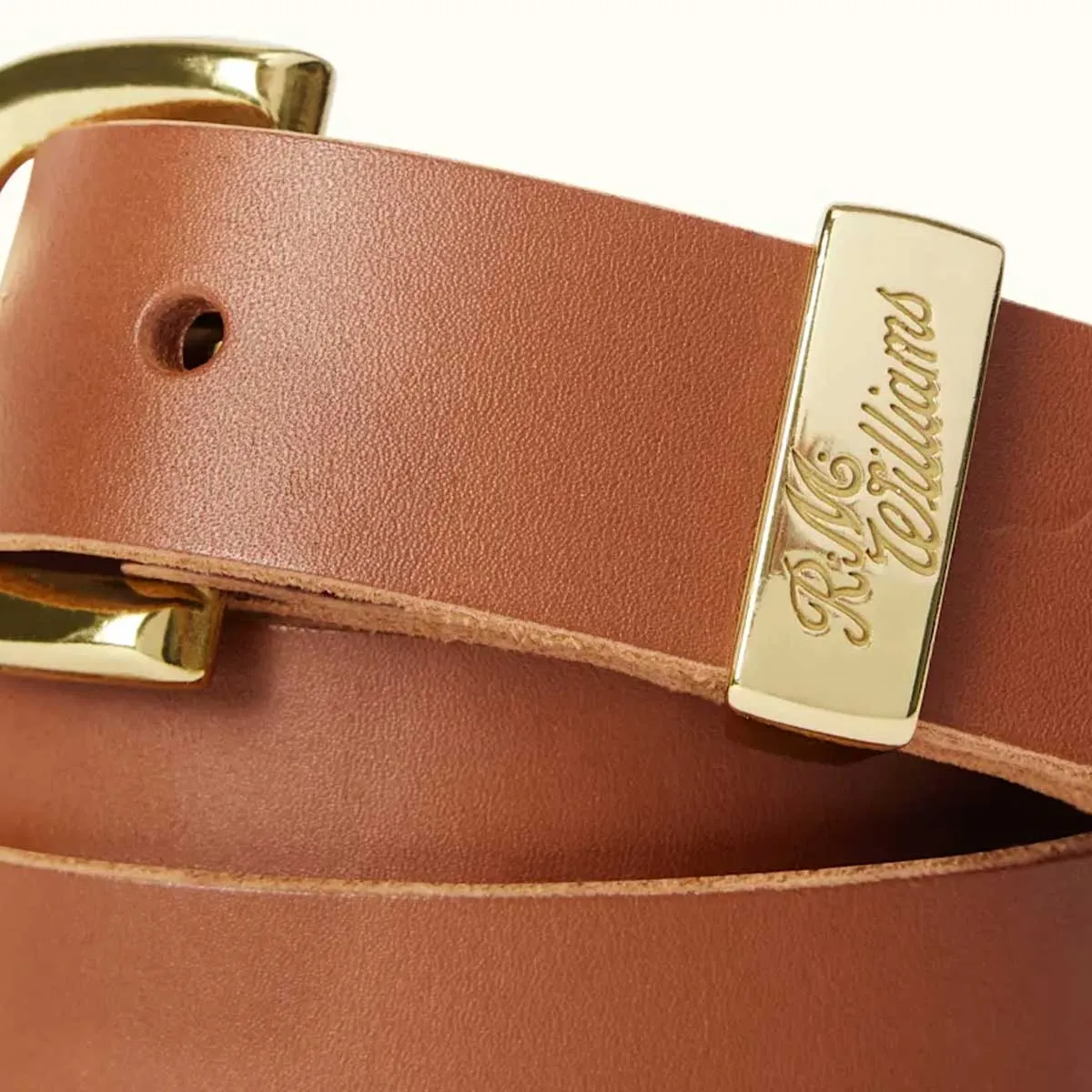 40% OFF RM WILLIAMS Women's Allora Double Butt Leather Belt - Caramel
