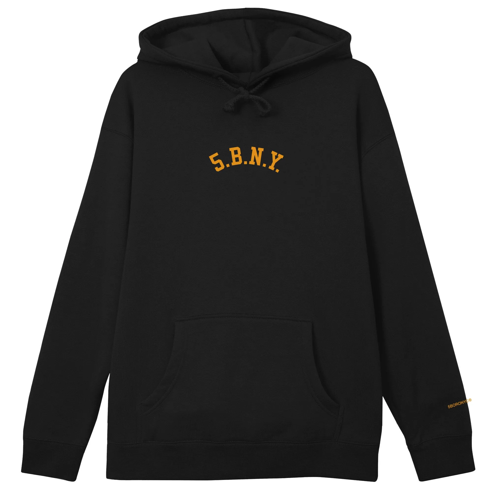 5BORO 5.B.N.Y. Pullover Sweatshirt Black & Gold