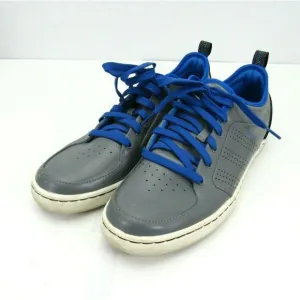 Adidas AR-D1 Low Top Shoes Men's Size 12 Leather‎ Lace Up Gray Blue Skate Casual