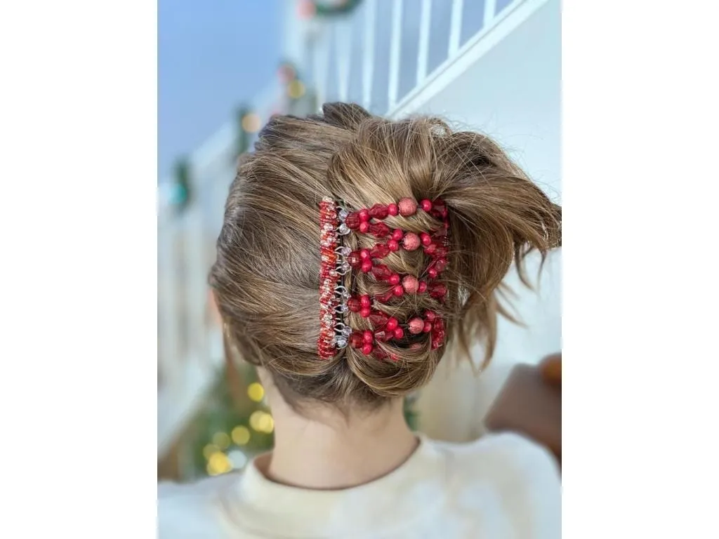 African Butterfly Wire Hair Clip - 9 Tong 683