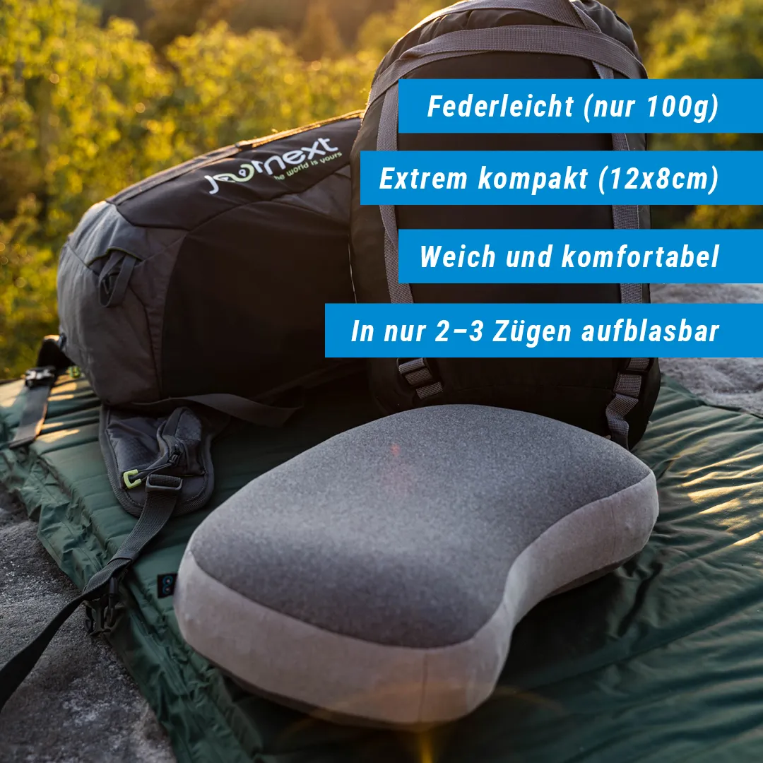 Aufblasbares Camping & Reisekissen