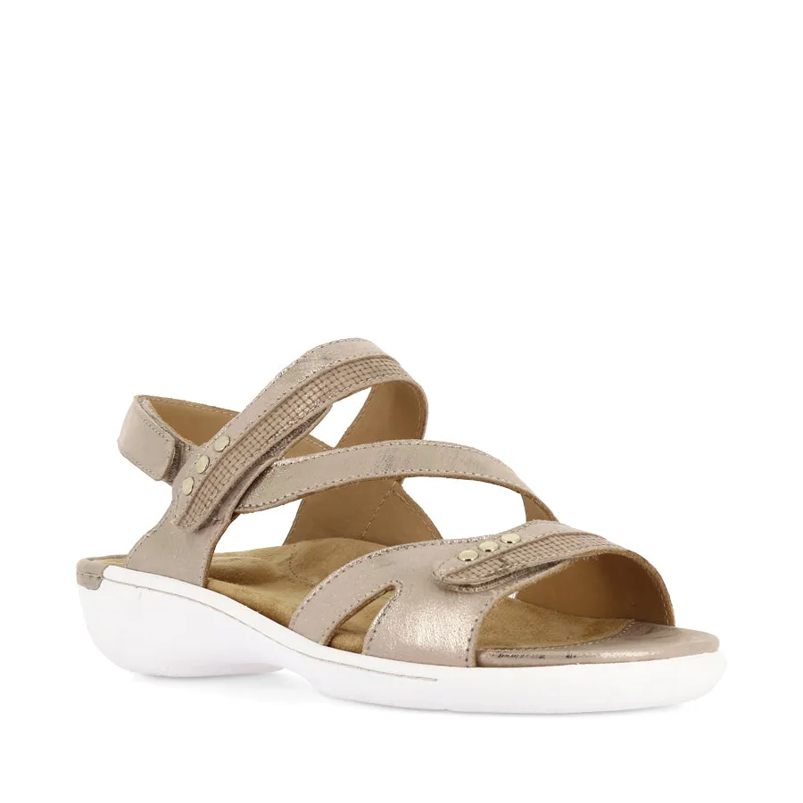 BEAUX W - PLATINO SCRATCH LEATHER