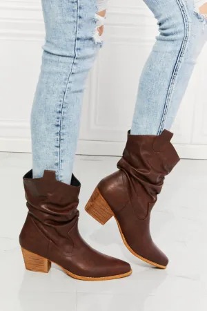 Better in Texas Scrunch Cowboy Boots - Burnt Umber