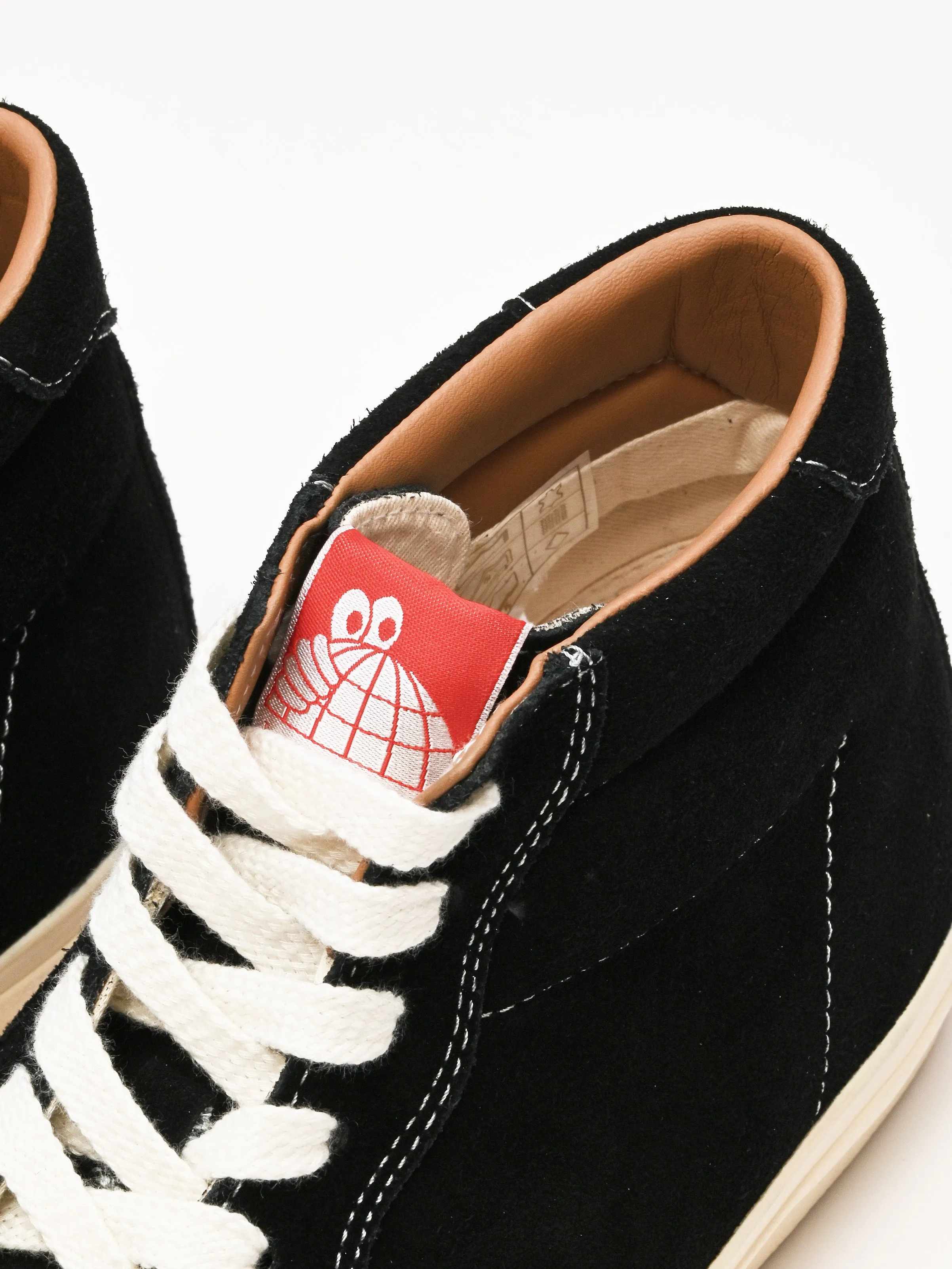 Black/White VM001 HI Suede