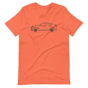 BMW F96 X6 M Competition silhouette T-shirt