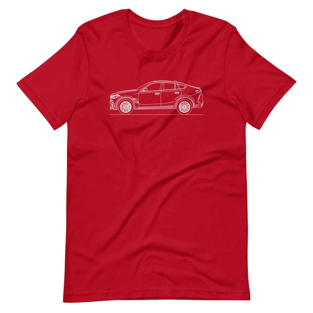 BMW F96 X6 M Competition silhouette T-shirt