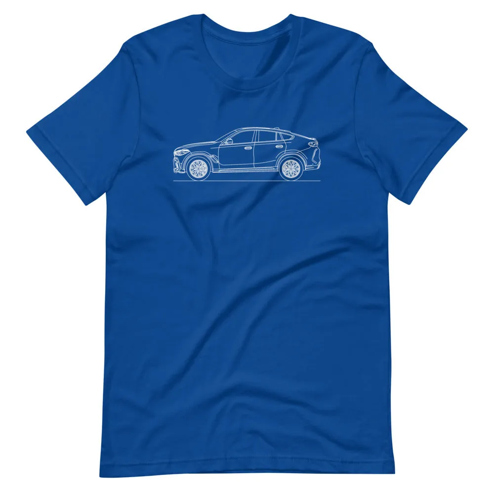 BMW F96 X6 M Competition silhouette T-shirt