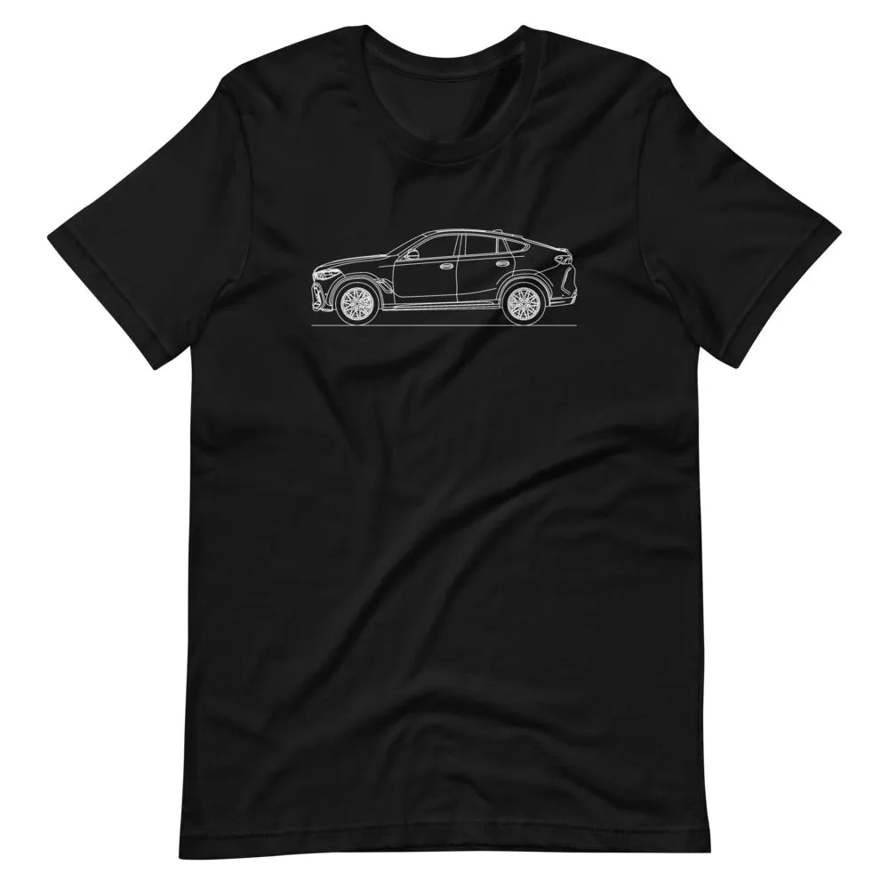 BMW F96 X6 M Competition silhouette T-shirt