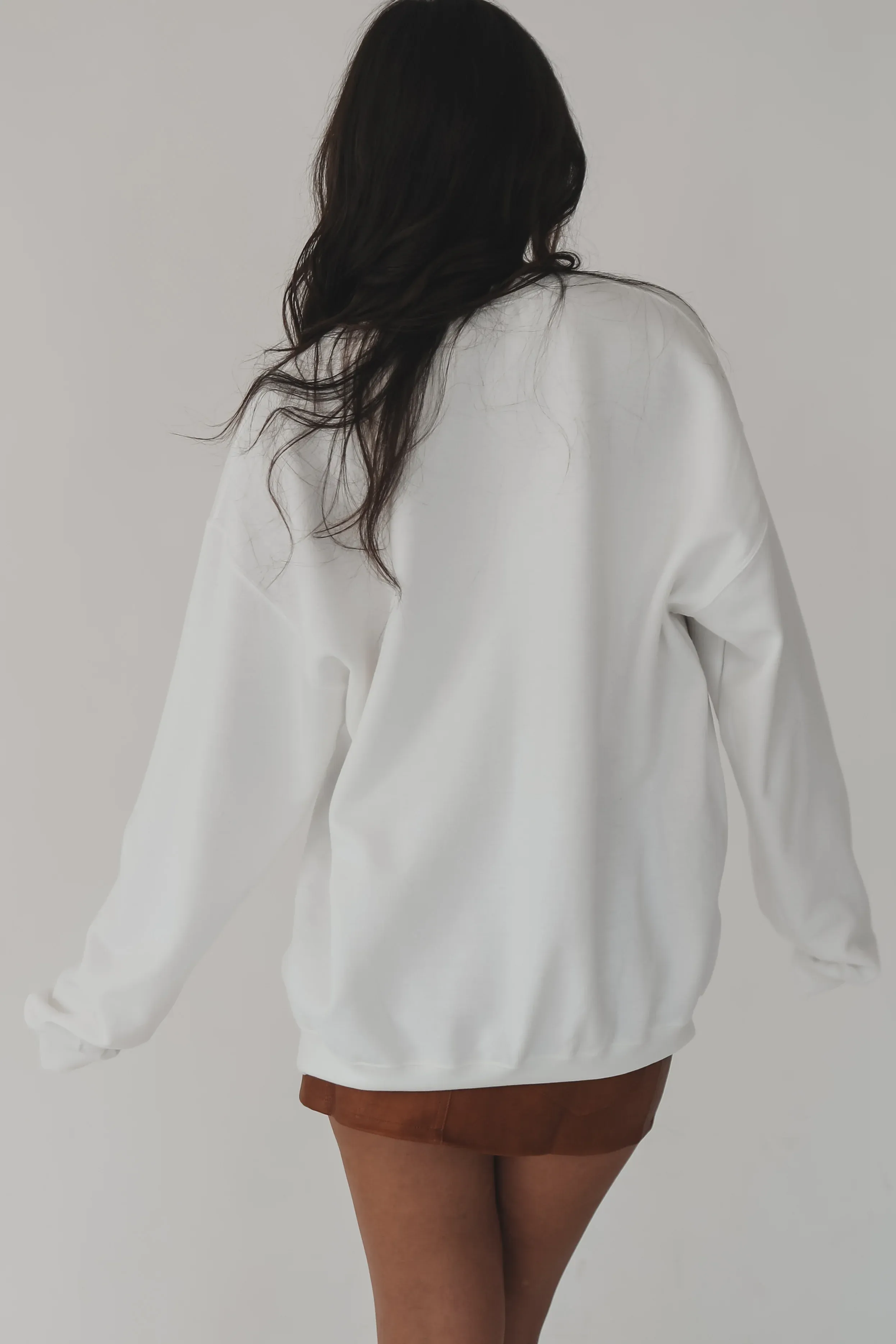 Boots And Bows Cowgirl Coquette Graphic Pullover Sweatshirt