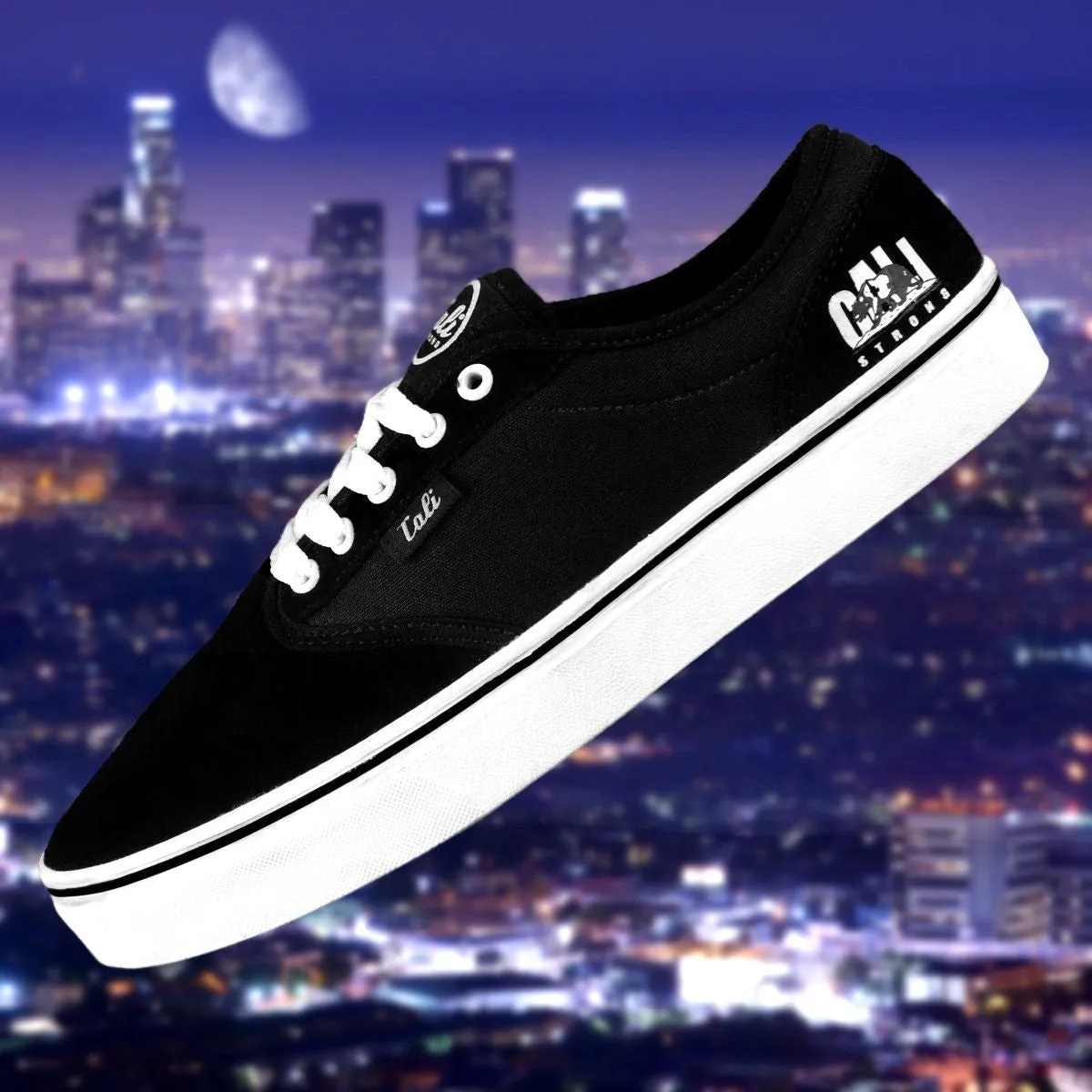 CALI Strong OC Skate Shoe Black White
