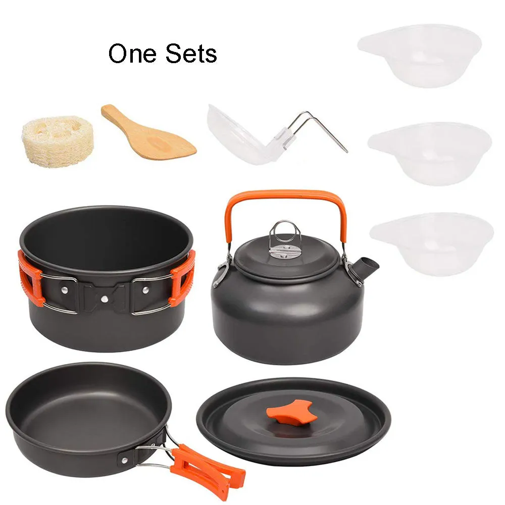 Camping Cookware Set For Outdoors