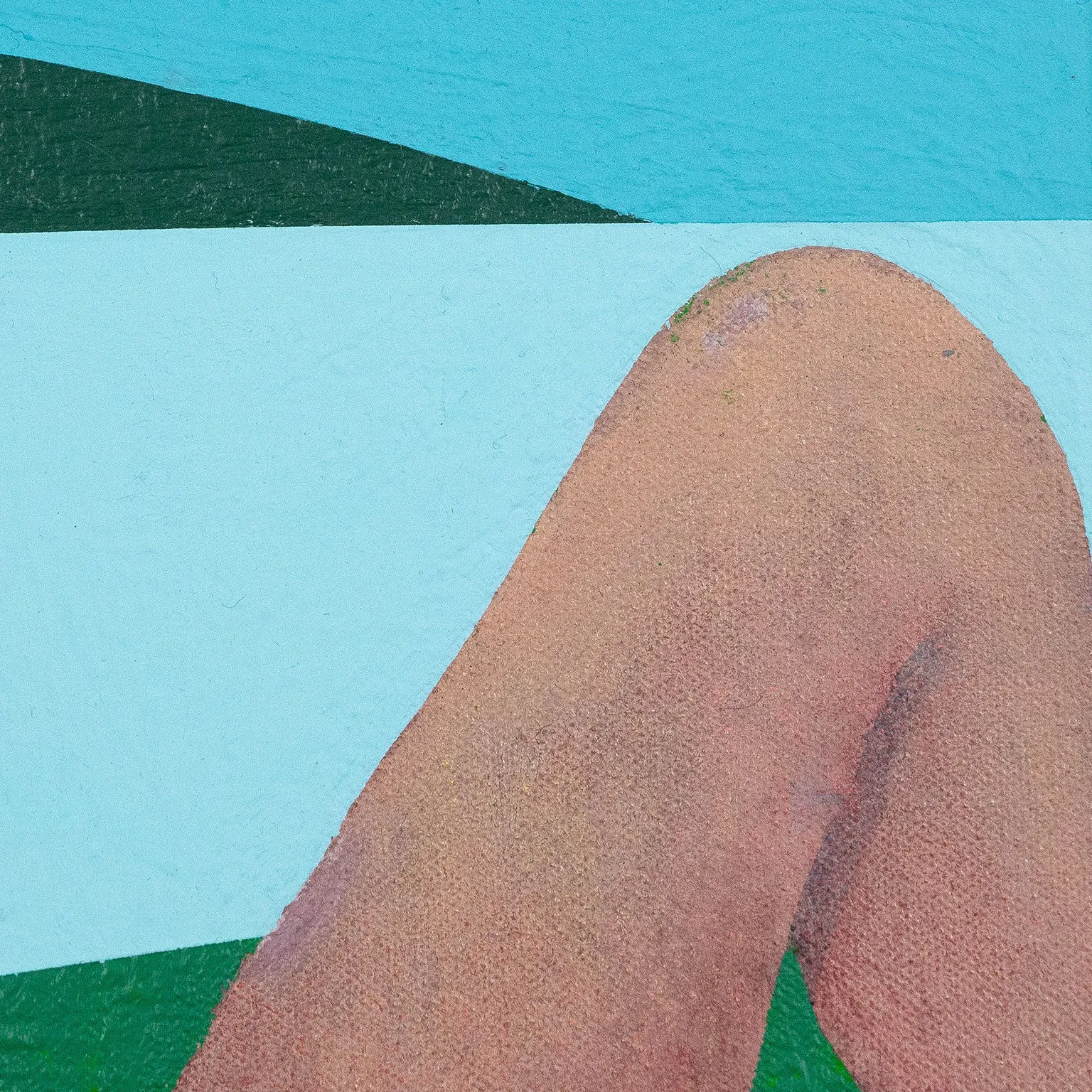 CHARLES PACHTER "BATHER" PAINTING, 1980