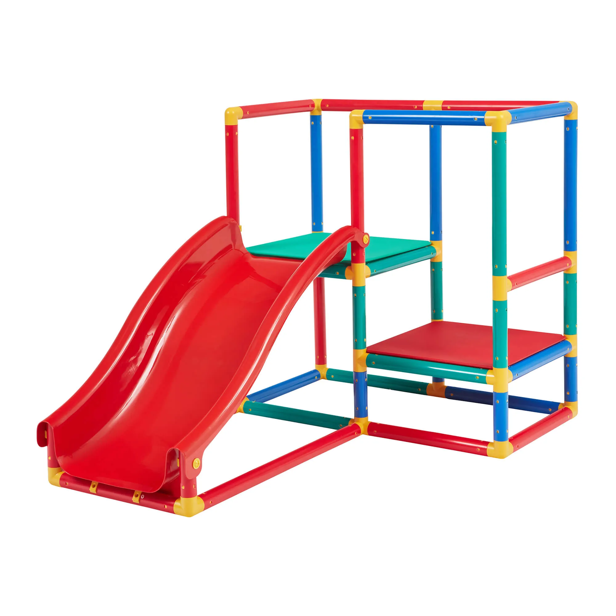 Children's Multi Purpose 10-in-1 Montessori Climbing Gym with Slide | Table & Chair Set | 12m 