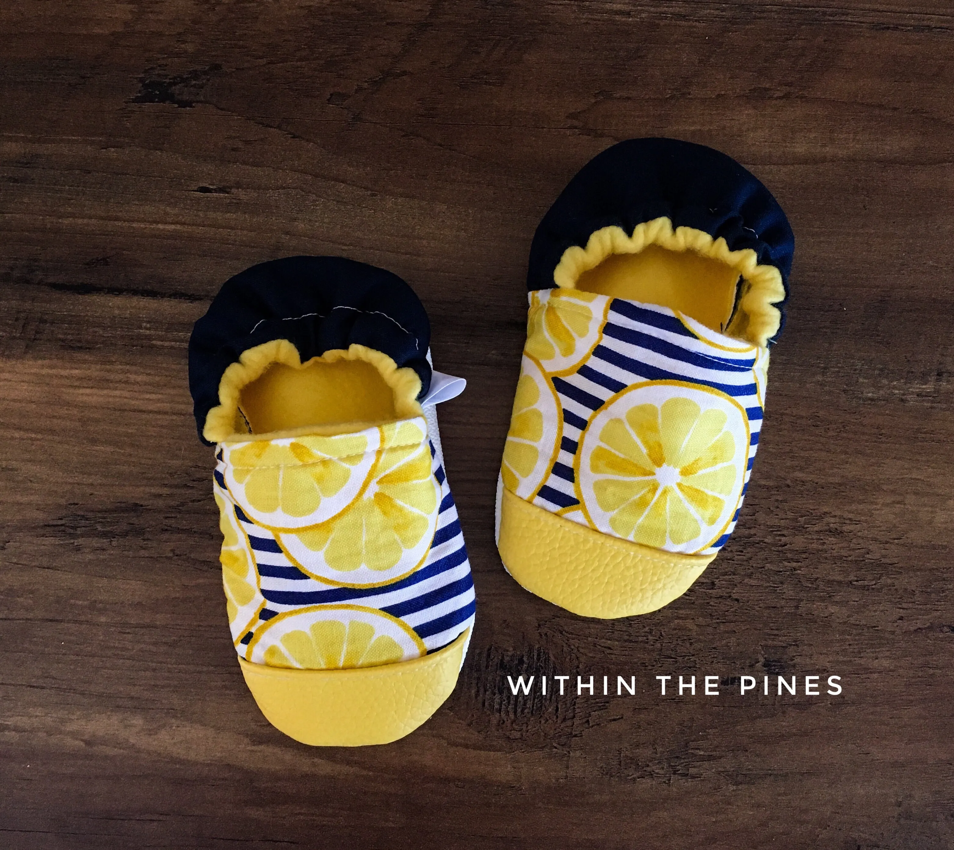 Citrus Stripe Moccasins