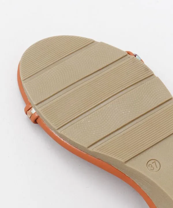 Colorful Fluffy Sandals - CAMEL