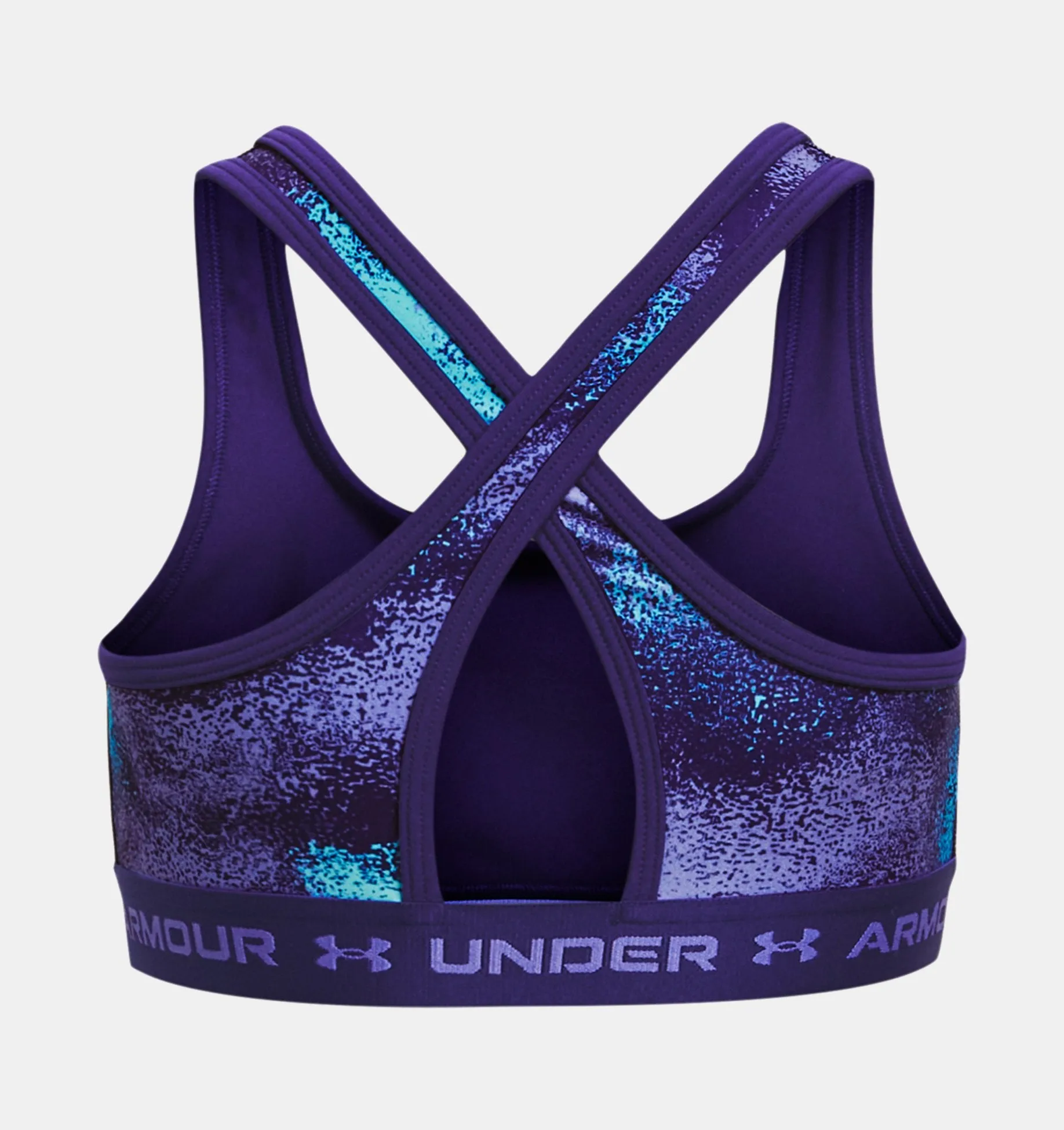 Crossback Mid Printed Sports Bra Girl Youth