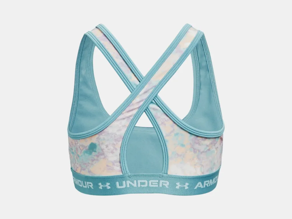 Crossback Mid Printed Sports Bra Girl Youth