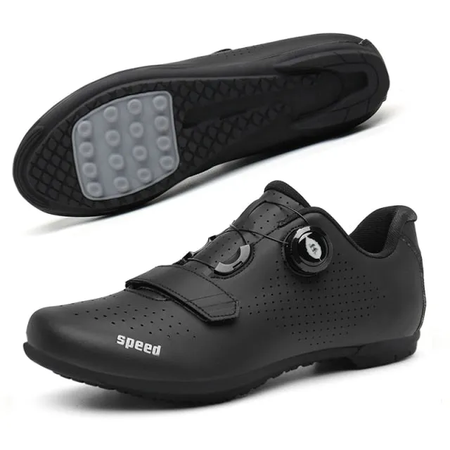 Cycling shoes road Men's sneakers Mountain bike Cleat flat shoes