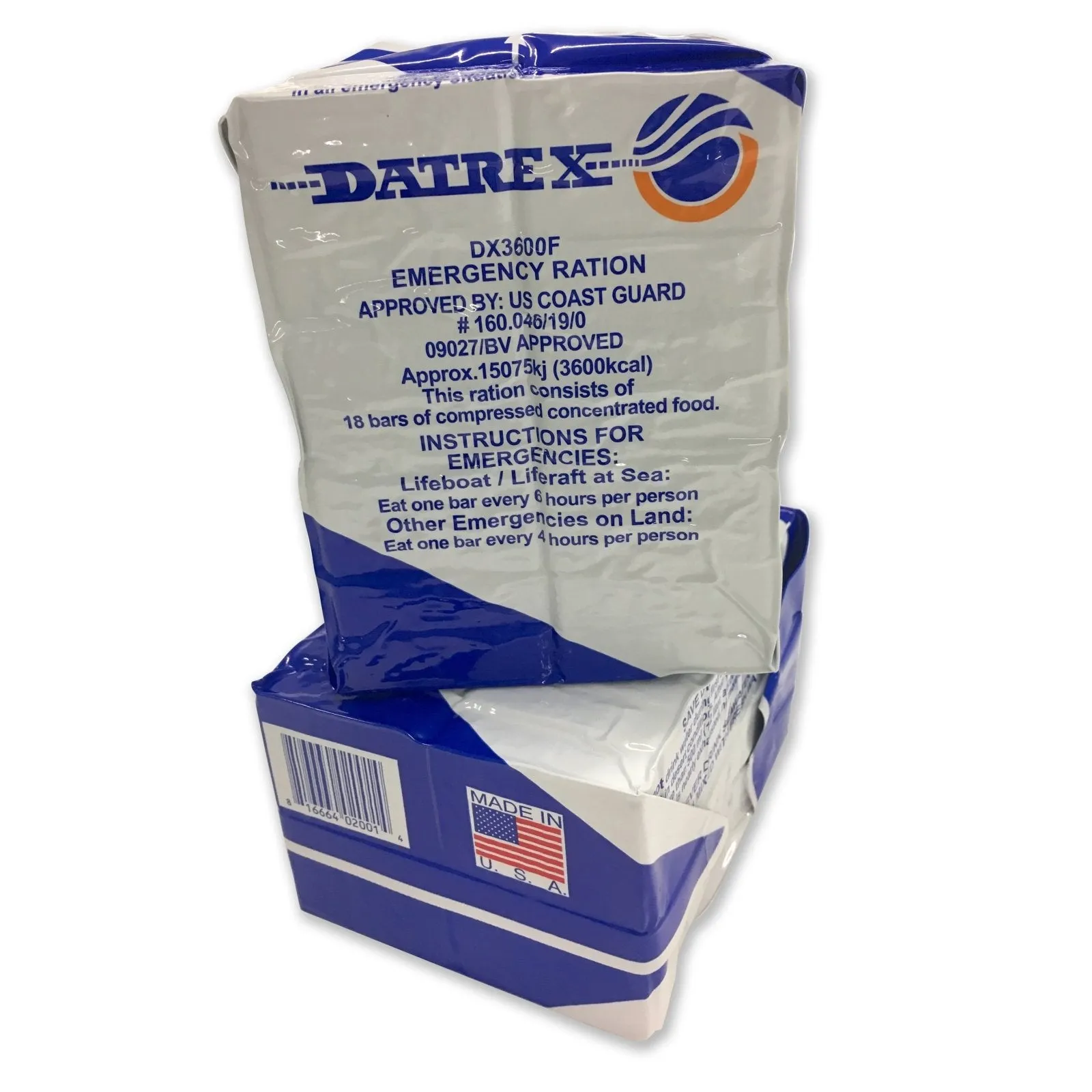 DATREX EMERGENCY FOOD RATION 3600 kcal - 20 PACK CASE