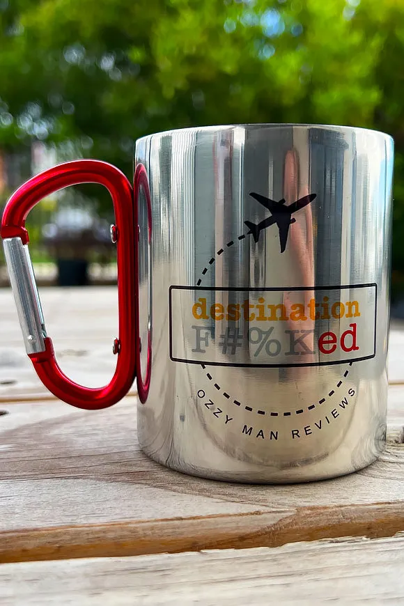 Destination F Stainless Steel Mugs (400 ml)