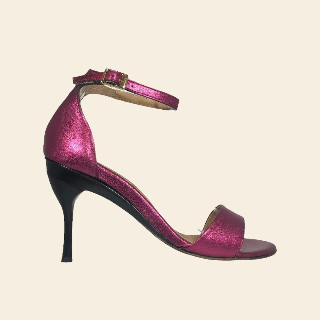 Deyi Metallic Fushia Sandal