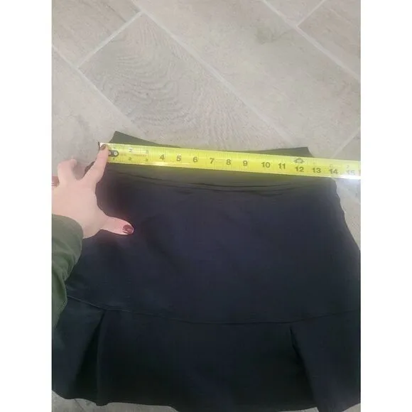 Dona Jo Skort Size Small Black