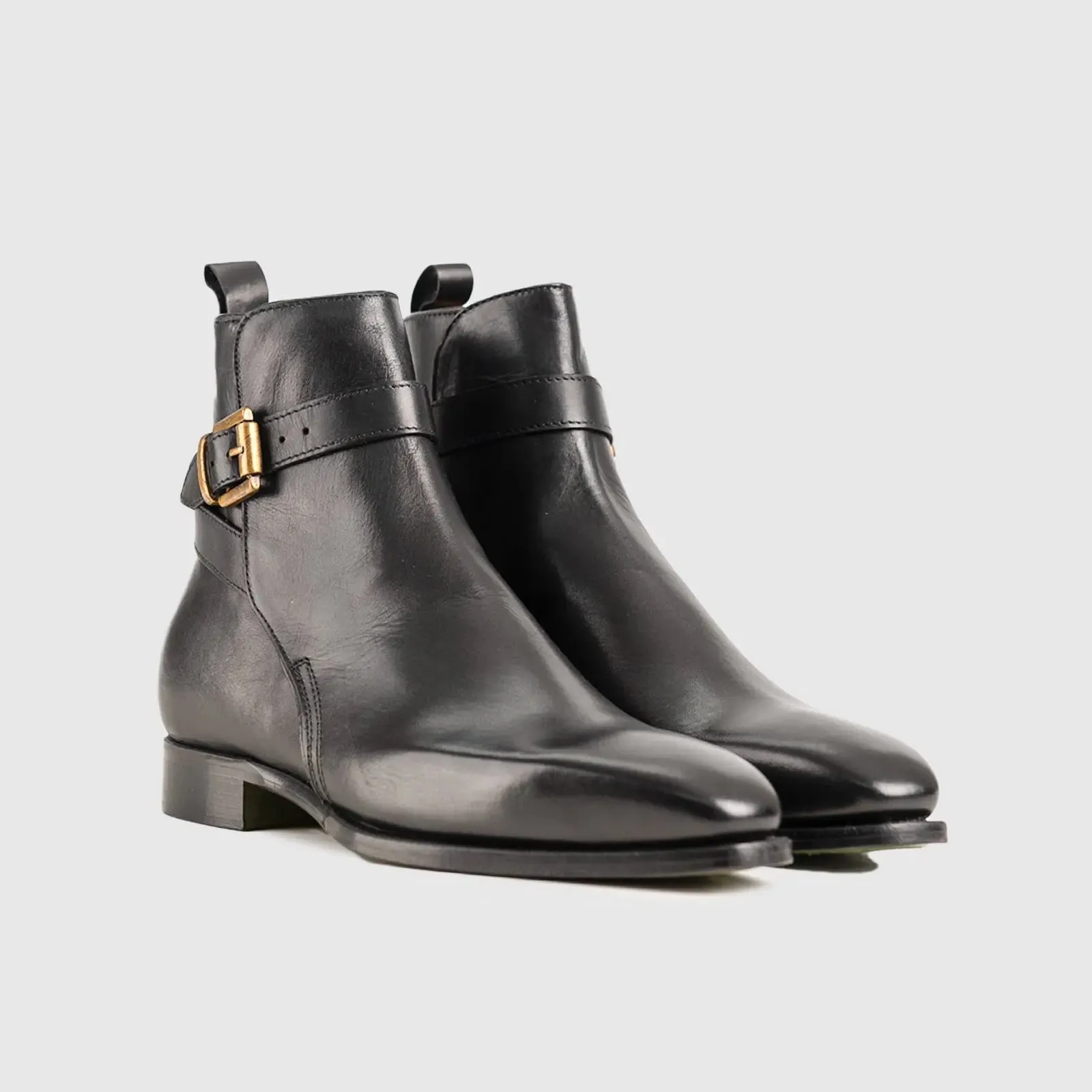 Dress Ankle Buckle Boot 3022 Black