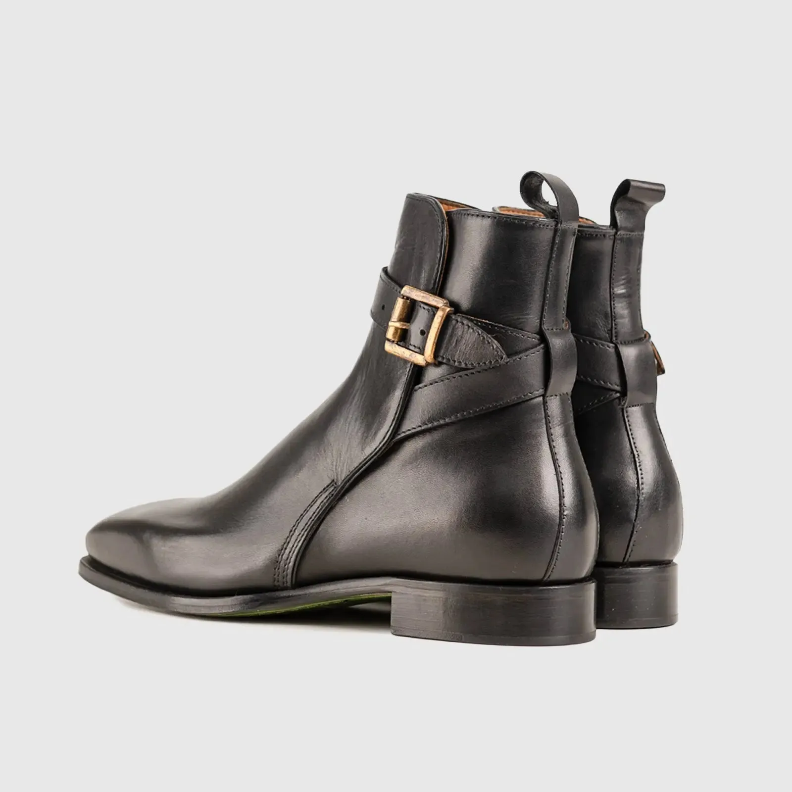 Dress Ankle Buckle Boot 3022 Black