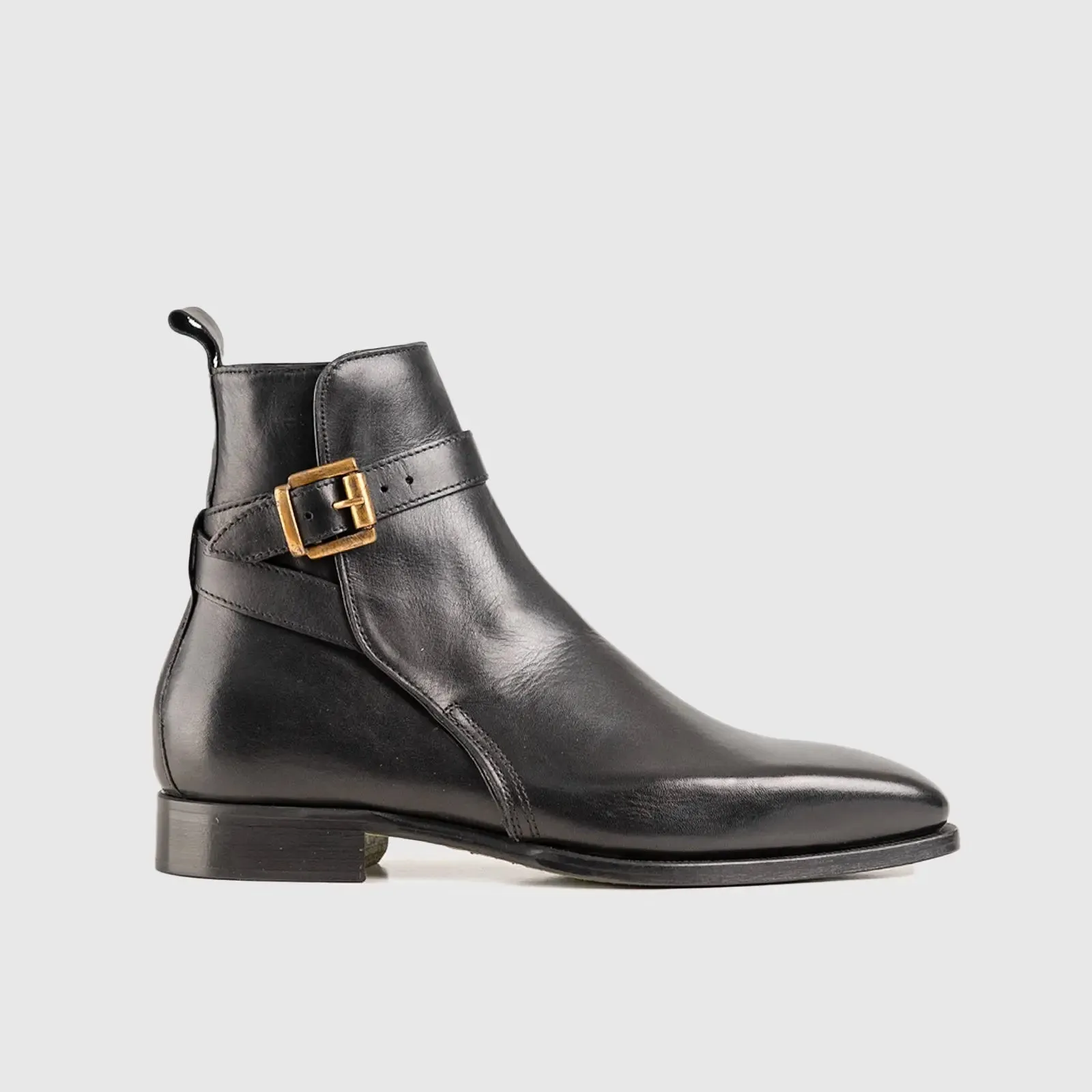Dress Ankle Buckle Boot 3022 Black