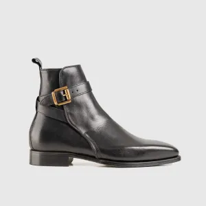 Dress Ankle Buckle Boot 3022 Black