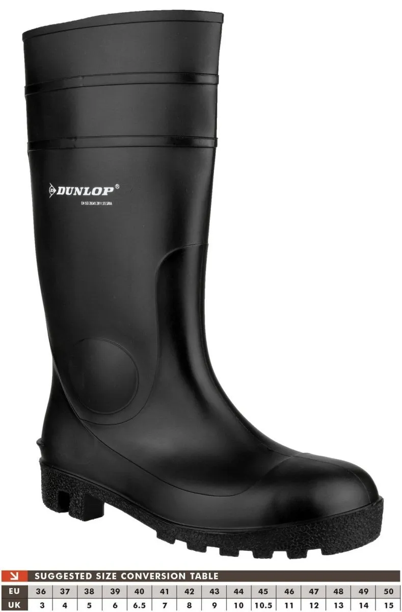 Dunlop Protomastor Full Safety Wellington Boots