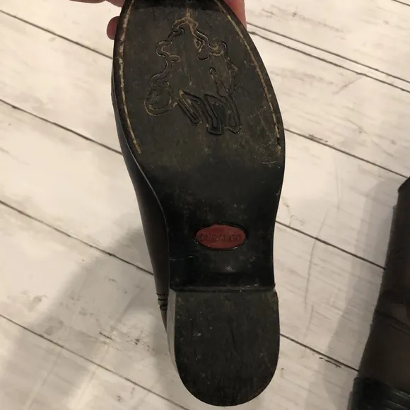 Durango brown cowboy distressed boots