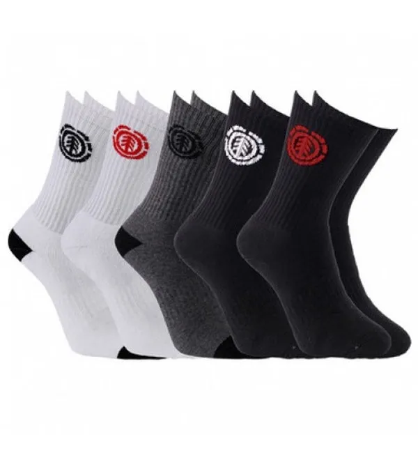 Element High-Rise 5 Pack Socks
