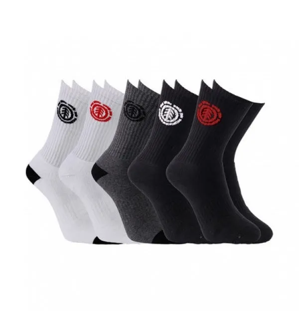 Element High-Rise 5 Pack Socks