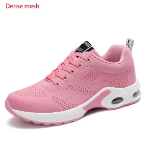Fashion Lace Up Women Running Shoes Lightweight Sneakers Running Gym Shoes