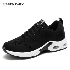 Fashion Women Sneakers Air Cushion Soft Bottom Running Shoes