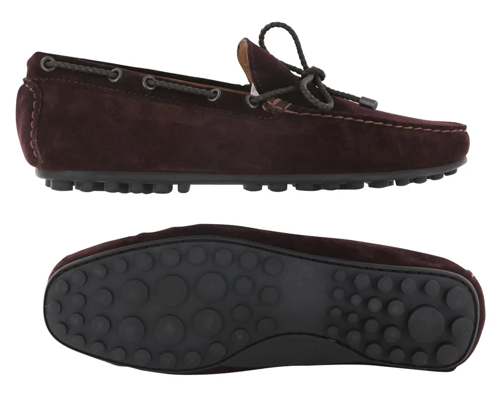 Fiori Di Lusso Burgundy Red Driving Shoes