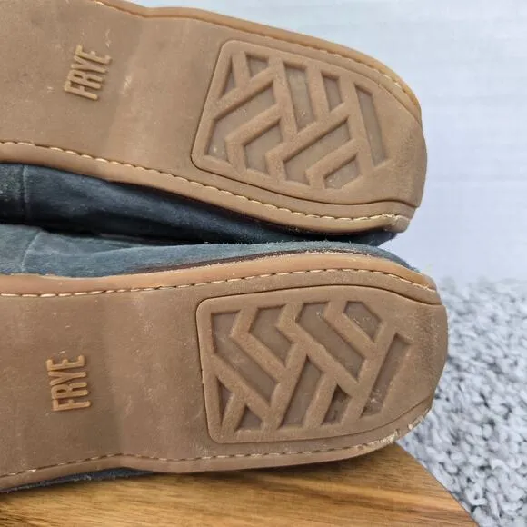 Frye Lewis Venetian Navy Suede Casual Lifestyle Moc Toe Driving Loafer Mens 13 D