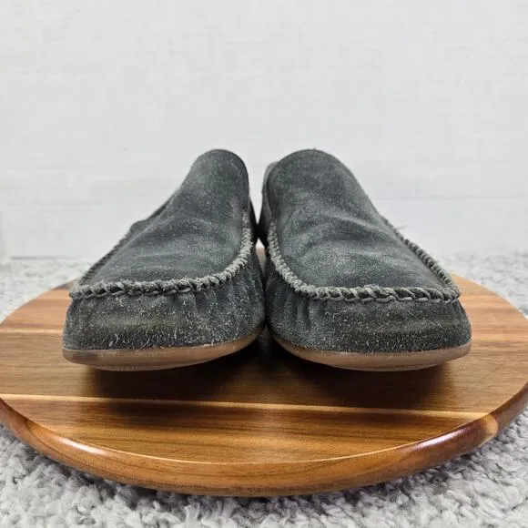 Frye Lewis Venetian Navy Suede Casual Lifestyle Moc Toe Driving Loafer Mens 13 D