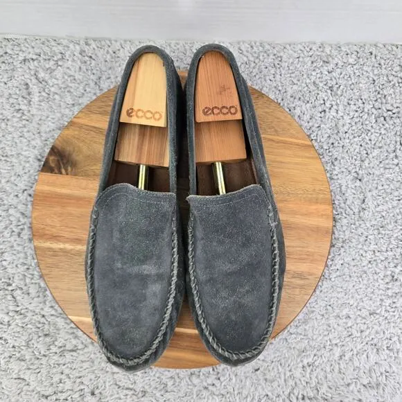 Frye Lewis Venetian Navy Suede Casual Lifestyle Moc Toe Driving Loafer Mens 13 D