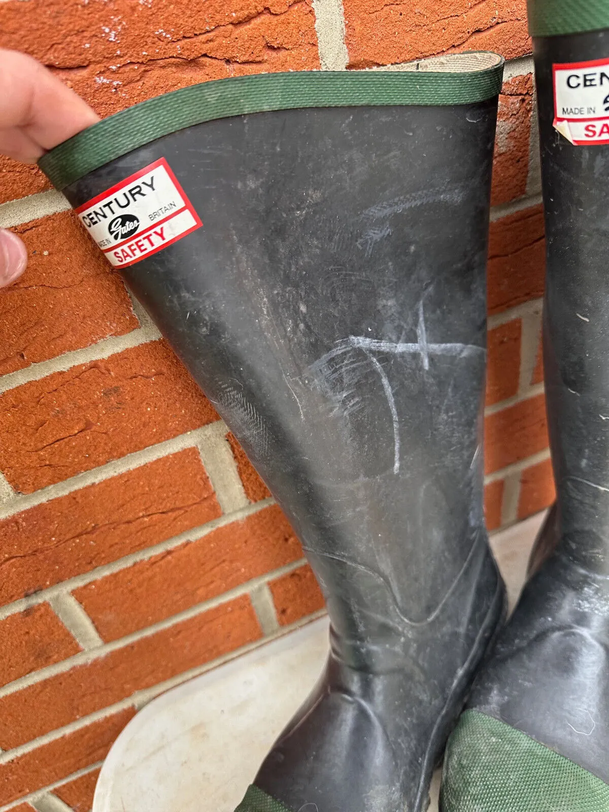 Gates Century Safety Wellington Work Boots Wellies - Size UK 7 - EU 40