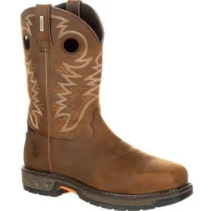 Georgia Men's Carbo-Tec 11" LT Alloy Toe Waterproof Pull-On Western Work Boot GB00224