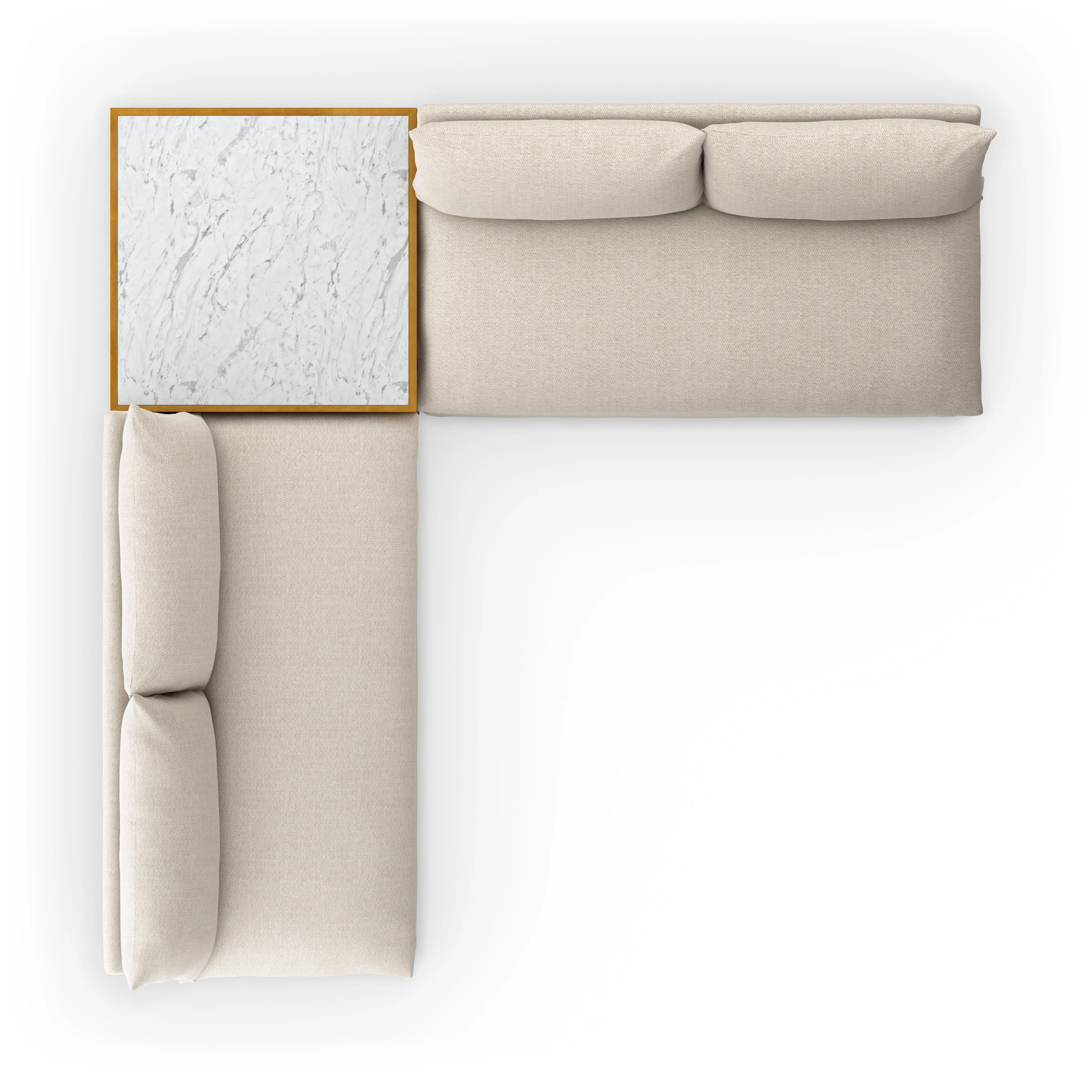 Grant Outdoor 2-Pc Sectional with Coffee Table - Faye Sand