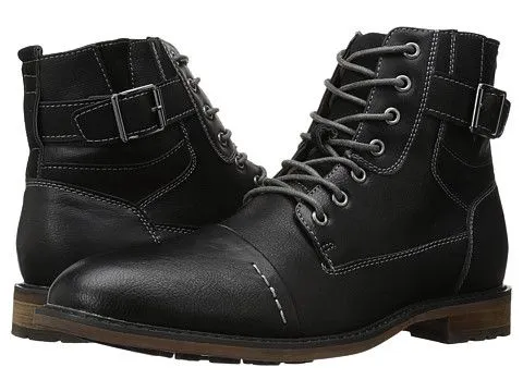 Handmade Black Leather Boots for Men - Premium Calfskin Ankle Boots