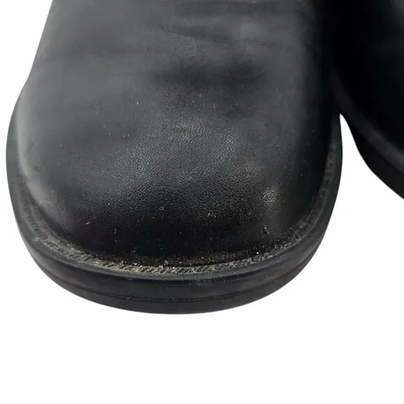 Harley Davidson Womens 6.5 Black Leather Grace Buckle Boots