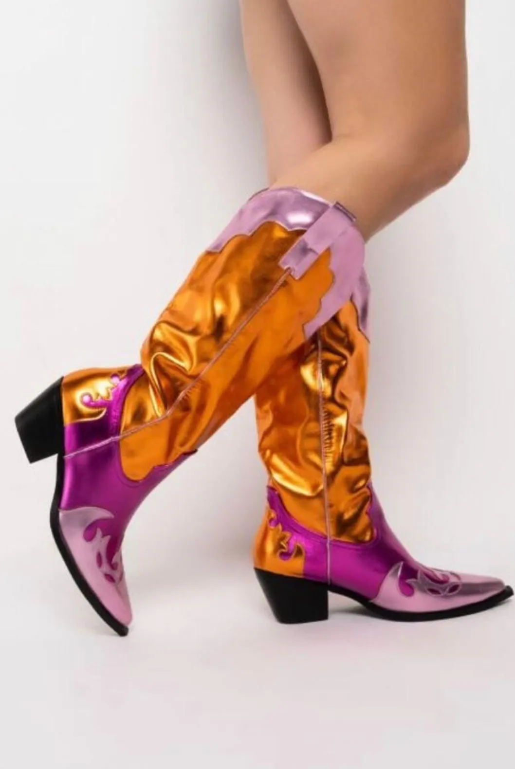 Hendrix Metallic Western Boots